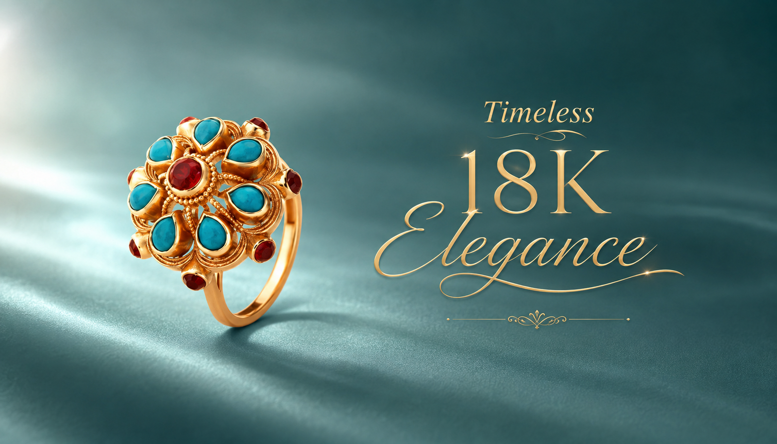 18K gold jewellery